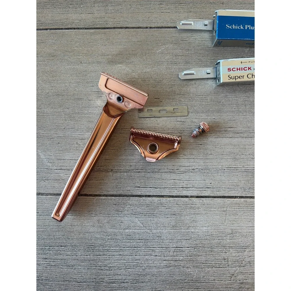 Supply Single Edge SE One Blade Rose Gold Safety Shaving Razor replacement blade